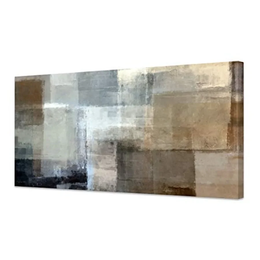 Abstract wall art canvas print in grey and brown on stretched canvas with wooden frame for living room, bedroom, office decorXL
Abstract wall art canvas print in grey and brown on stretched canvas with wooden frame for living room, bedroom, office decorXL