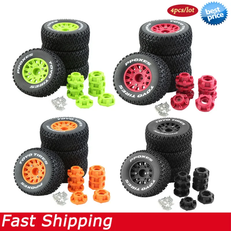 4PCS 12 14 17mm Hex RC Short Course Truck Wheels for 1/8 1/10 Scale RC Car Truck Monster ARRMA Traxxas Slash HPI VKAR Redcat HSP
4PCS 12 14 17mm Hex RC Short Course Truck Wheels for 1/8 1/10 Scale RC Car Truck Monster ARRMA Traxxas Slash HPI VKAR Redcat HSP