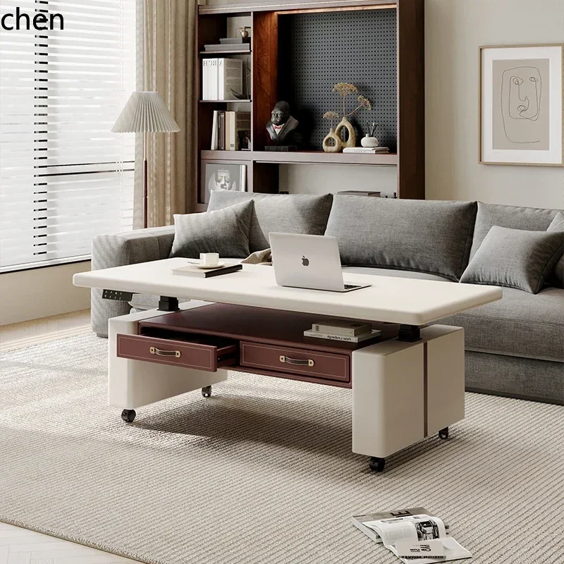b7- coffee table dining table dual-purpose two-in-one small apartment rock slab living room household with drawers
b7- coffee table dining table dual-purpose two-in-one small apartment rock slab living room household with drawers