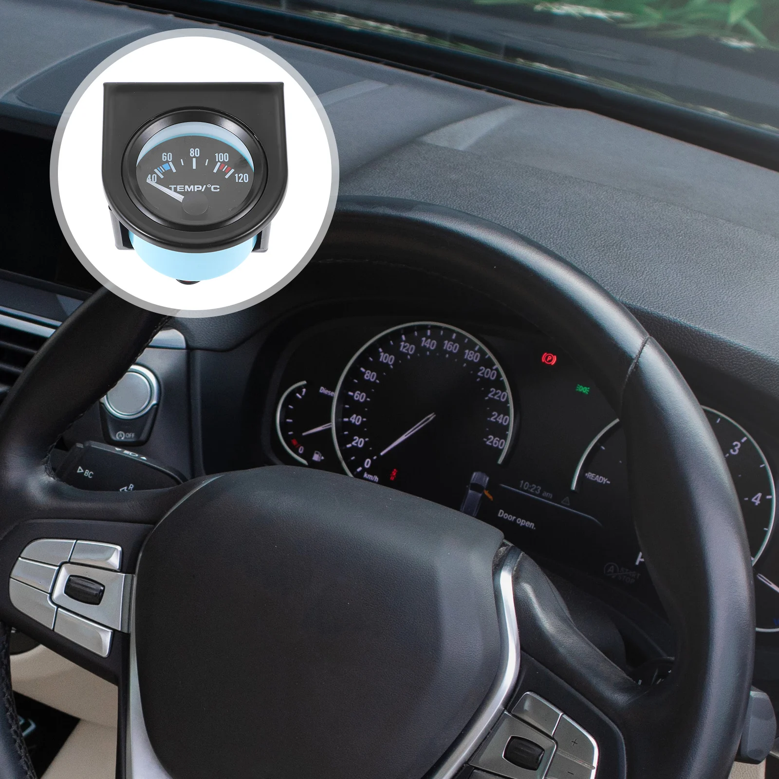 52MM Black Water Temperature Gauge for Car 40 120℃ Range Stylish Durable Aluminum Alloy Material Mechanical Meter 
52MM Black Water Temperature Gauge for Car 40 120℃ Range Stylish Durable Aluminum Alloy Material Mechanical Meter
