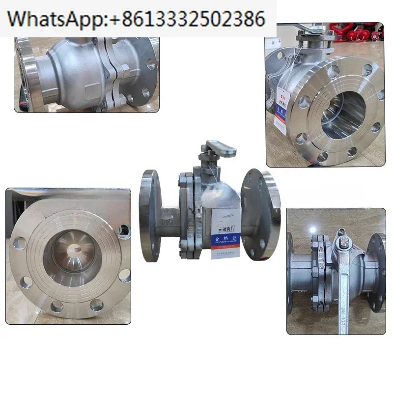 Stainless steel 304 flanged ball Q41F-16P Floating Ball Valve Medium and high pressure ball Stainless steel
Stainless steel 304 flanged ball Q41F-16P Floating Ball Valve Medium and high pressure ball Stainless steel
