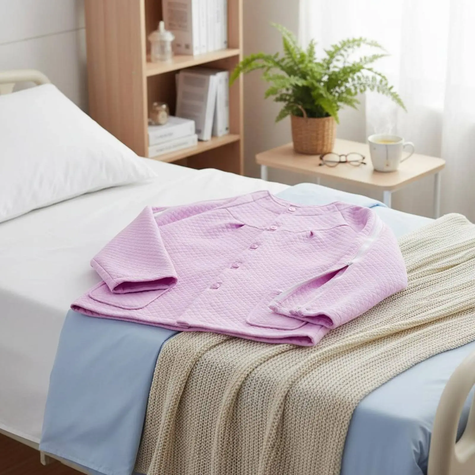 Easy Dressing Patient Suit Machine Launderable Fracture Patient Clothing Set Post Surgery Recovery Clothing Hidden Zippers
Easy Dressing Patient Suit Machine Launderable Fracture Patient Clothing Set Post Surgery Recovery Clothing Hidden Zippers