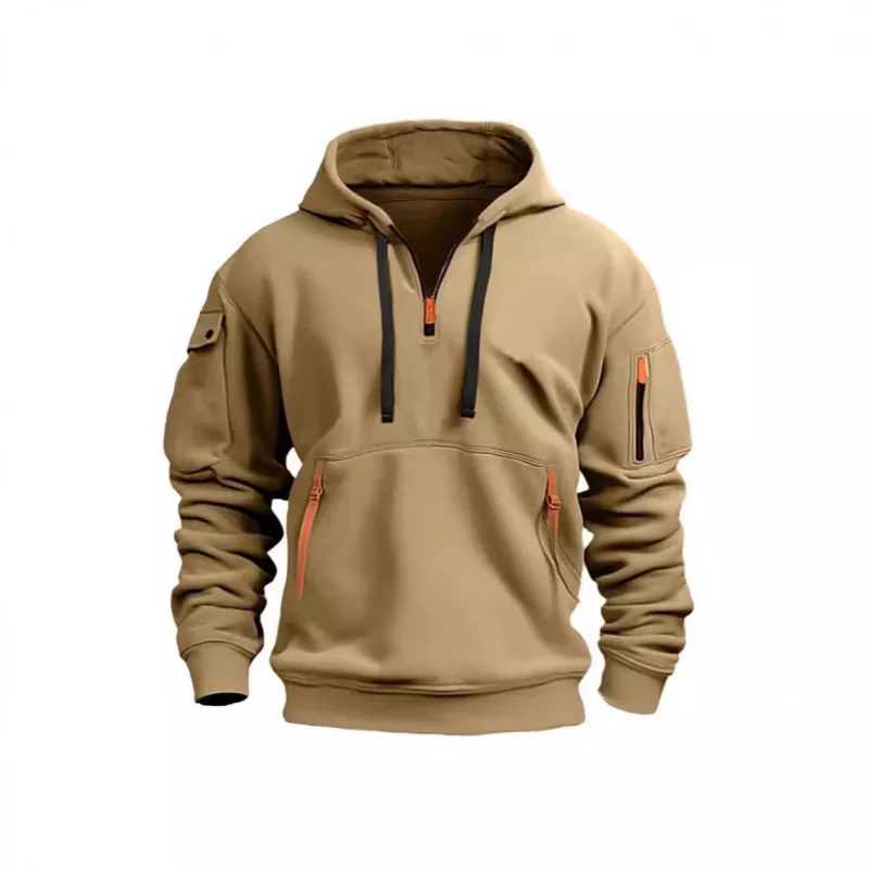 Men's official website hoodie, outdoor casual sportswear, spring and autumn Y2K solid color multi-pocket sweatshirt
Men's official website hoodie, outdoor casual sportswear, spring and autumn Y2K solid color multi-pocket sweatshirt