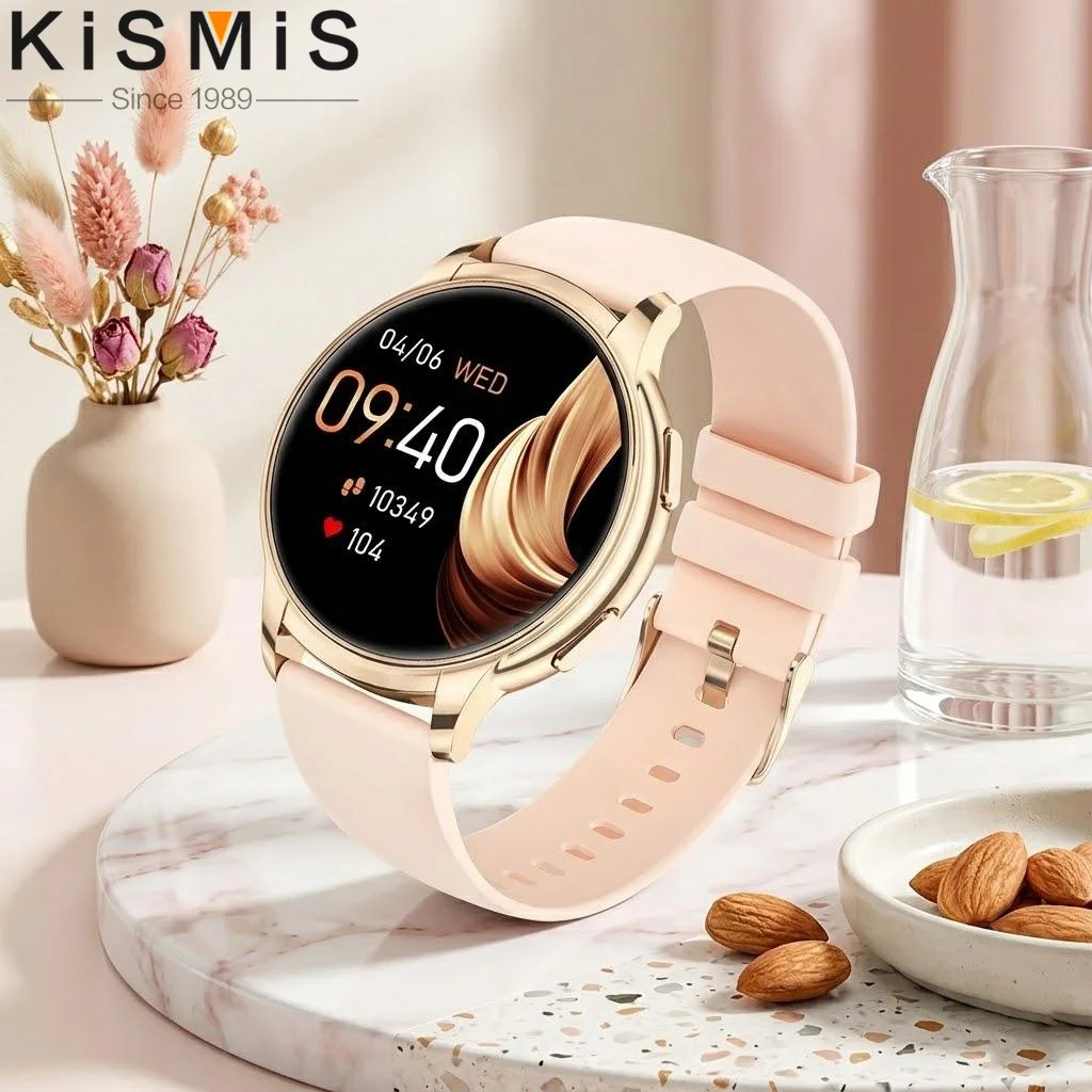 Waterproof Smartwatch for Women with Heart Rate Monitor Sleep Tracker Call Notifications Compatible with Android iOS
Waterproof Smartwatch for Women with Heart Rate Monitor Sleep Tracker Call Notifications Compatible with Android iOS