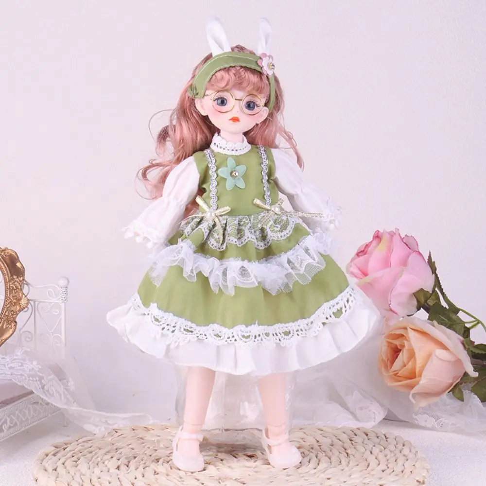 Beautiful 30cm Dress Up Doll BJD Toys Cute 1/6 Doll Skirt Bow Glasses Dress Up Doll‘s Clothes Children
Beautiful 30cm Dress Up Doll BJD Toys Cute 1/6 Doll Skirt Bow Glasses Dress Up Doll‘s Clothes Children