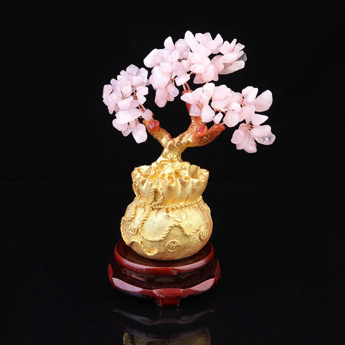 Crystal Money Tree S Size Pink Bonsai Style Wealth Luck Feng Shui Ornament Home Office Shop Decoration Prosperity Desktop Tree 
Crystal Money Tree S Size Pink Bonsai Style Wealth Luck Feng Shui Ornament Home Office Shop Decoration Prosperity Desktop Tree