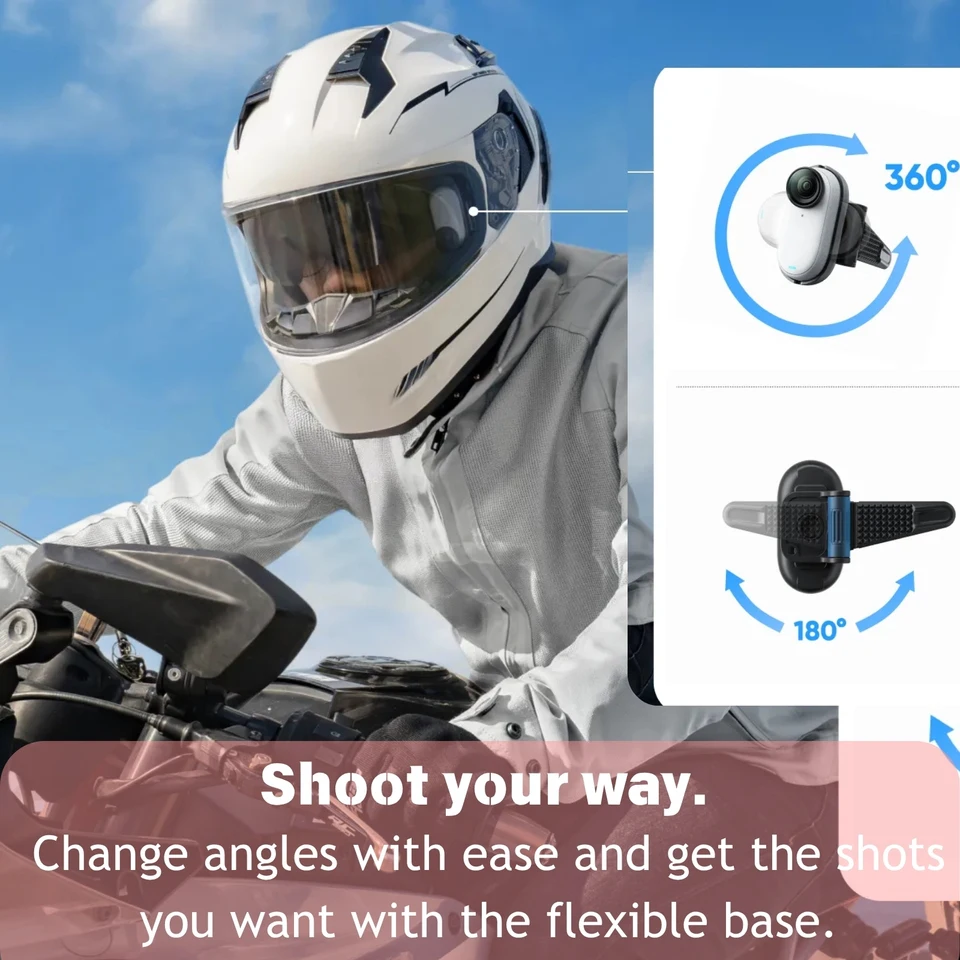 Крепление-клипса для шлема Insta360 GO 3S, держатель для Insta 360 GO 3 GO3S, оригинальные аксессуары для мотоциклетных шлемов
Крепление-клипса для шлема Insta360 GO 3S, держатель для Insta 360 GO 3 GO3S, оригинальные аксессуары для мотоциклетных шлемов