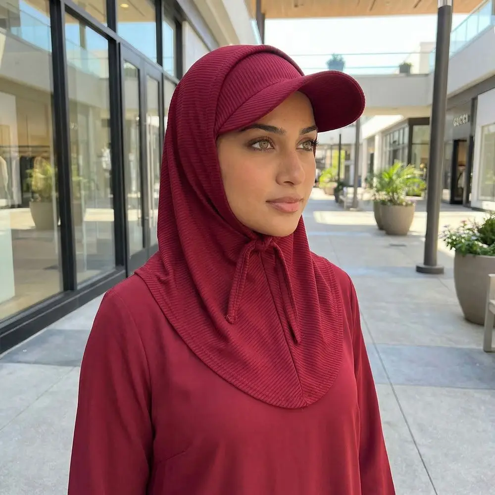 Casual Sun Hat with Hood Sun Protection Wide Brim Muslim Headscarf Hat Breathable UV Resistant Cycling Scarf Hoods Hat Fishing
Casual Sun Hat with Hood Sun Protection Wide Brim Muslim Headscarf Hat Breathable UV Resistant Cycling Scarf Hoods Hat Fishing