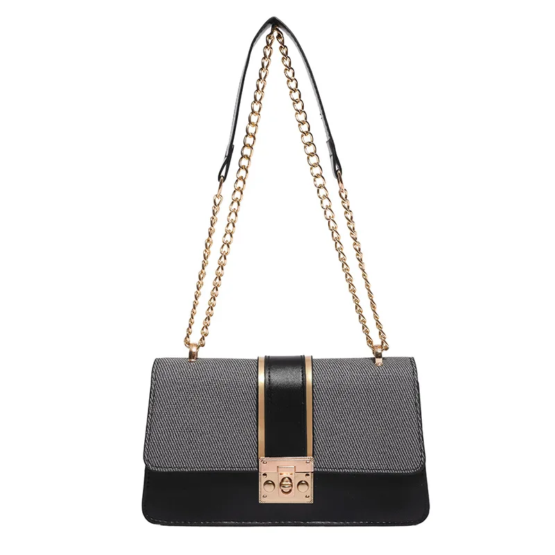 Fashion Clutch Bags for Women's Large Capacity PU Shoulder Bag with Metal Chain Strap Luxury Metal Lock Design Party Handbag
Fashion Clutch Bags for Women's Large Capacity PU Shoulder Bag with Metal Chain Strap Luxury Metal Lock Design Party Handbag