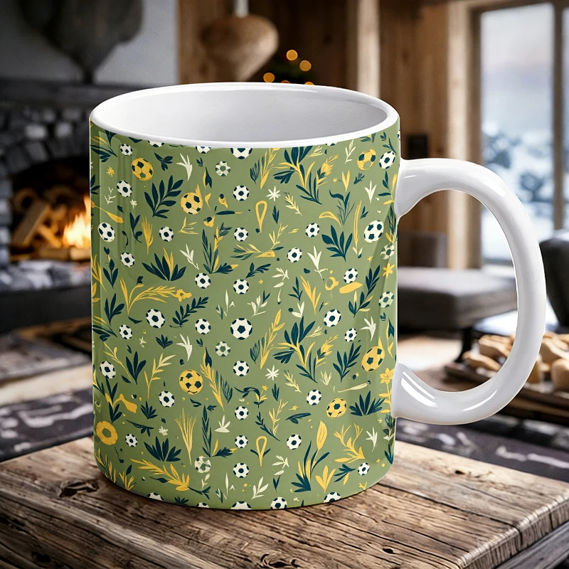 Soccer Ball Botanical Button Print Mug with a bottle opener function of 2026 Major Football Event
Soccer Ball Botanical Button Print Mug with a bottle opener function of 2026 Major Football Event