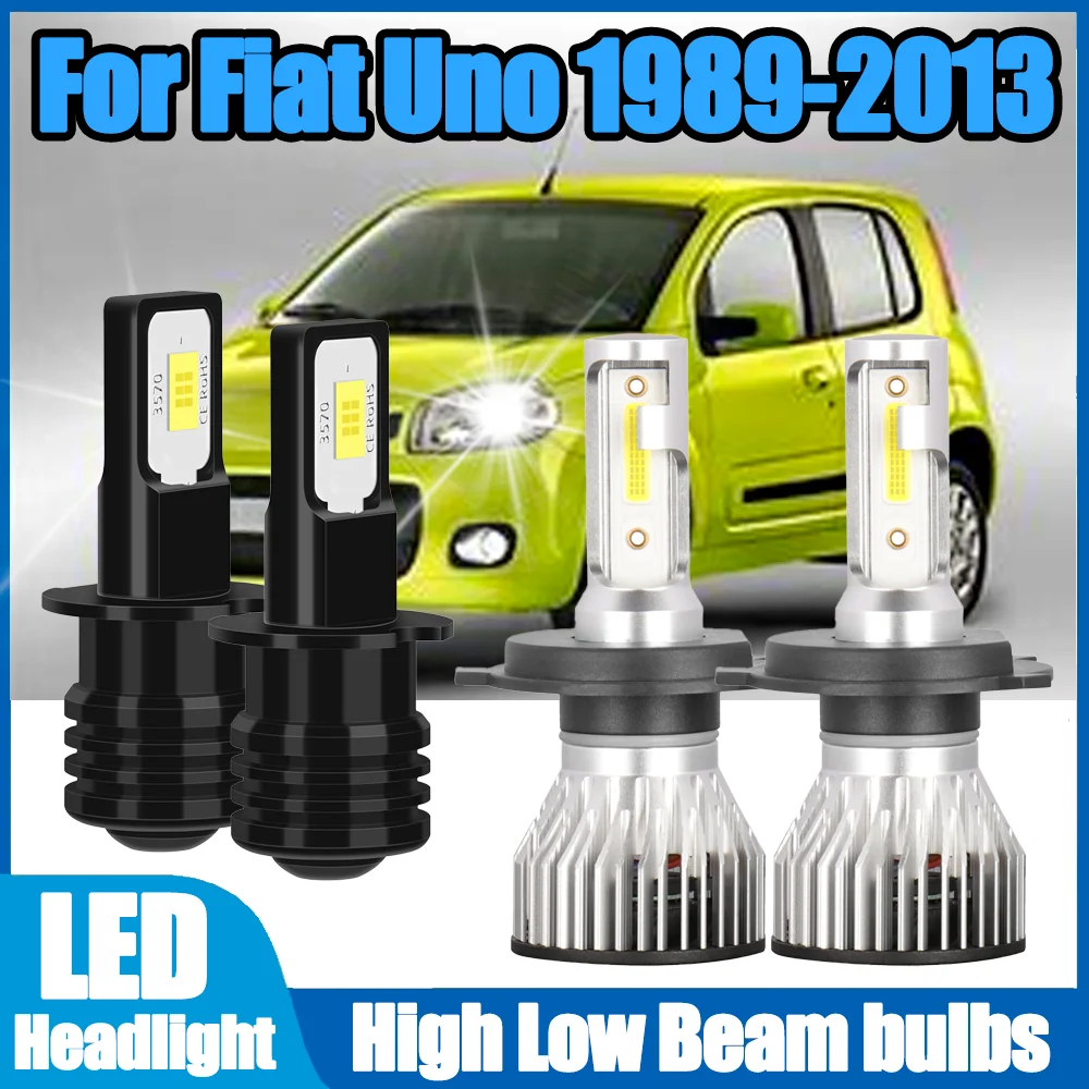 Canbus No error H4 High Low Beam Car LED Headlight Bulbs 12V 6000K White Turbo HeadLamp H3 LED Foglights For Fiat Uno 1989-2013
Canbus No error H4 High Low Beam Car LED Headlight Bulbs 12V 6000K White Turbo HeadLamp H3 LED Foglights For Fiat Uno 1989-2013