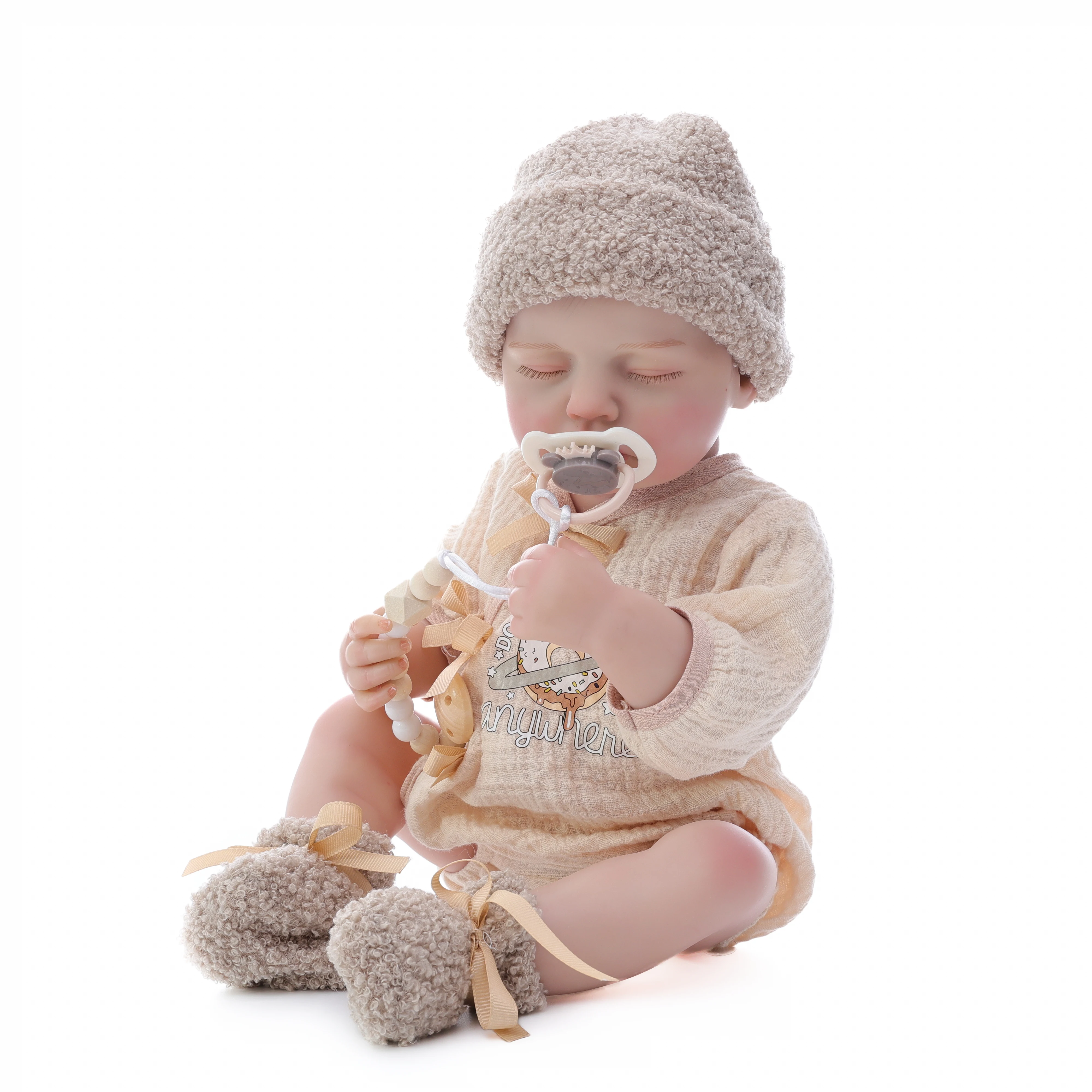 Cloveray 20 inch Original Realistic Reborn Baby Doll Full Body Vinyl Lifelike Vinyl Doll Handmade High Quality Toy Kid Xmas Gift
Cloveray 20 inch Original Realistic Reborn Baby Doll Full Body Vinyl Lifelike Vinyl Doll Handmade High Quality Toy Kid Xmas Gift