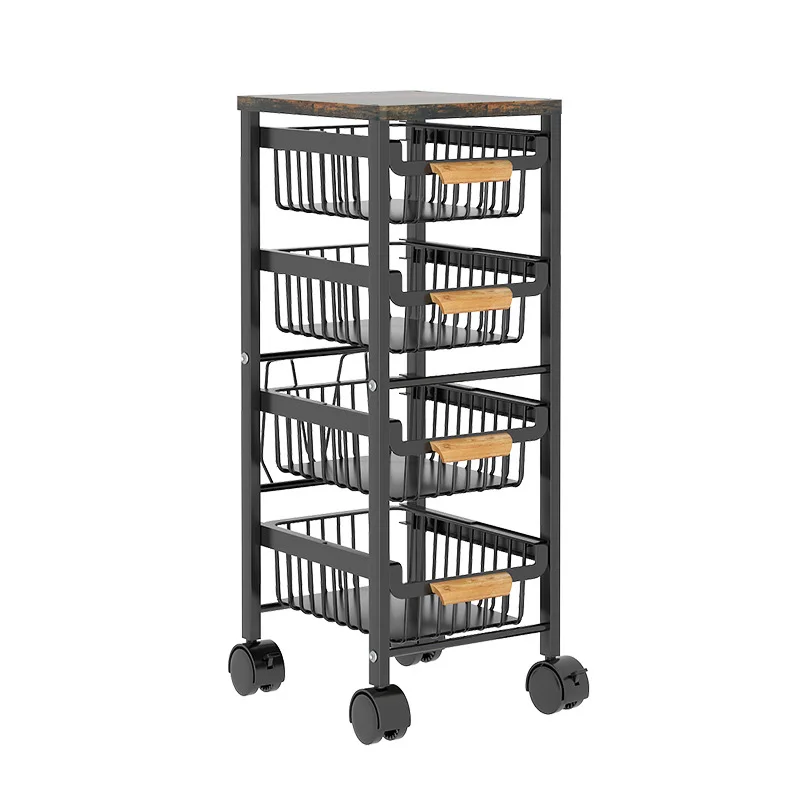 5 Tier Wire Fruit Basket - Kitchen Pantry Organizer, Large Pull-Out with Wood Top, Wheels for Easy Movement
5 Tier Wire Fruit Basket - Kitchen Pantry Organizer, Large Pull-Out with Wood Top, Wheels for Easy Movement