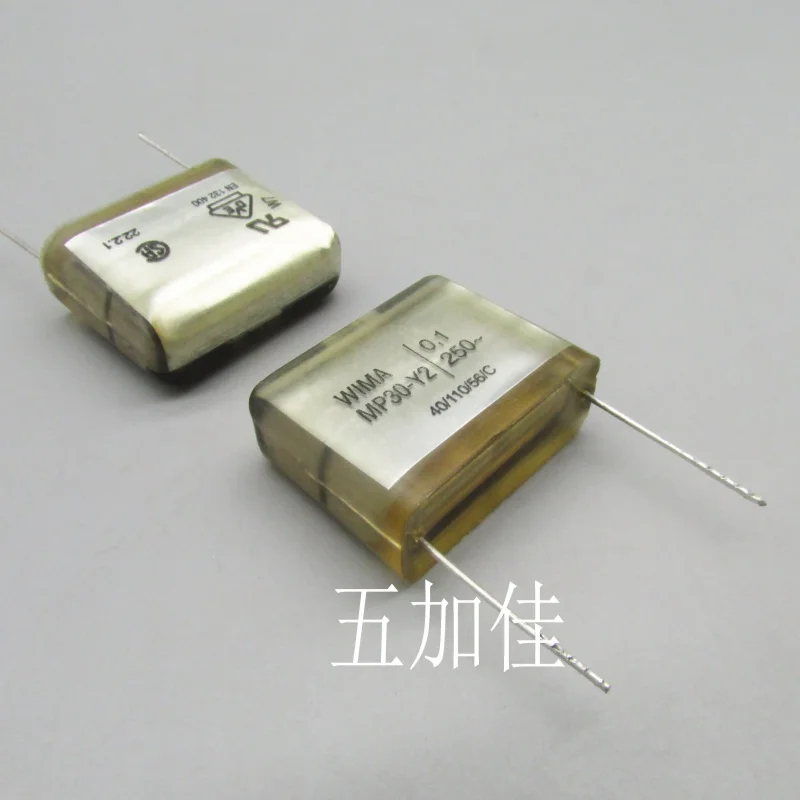3-10pcs MP30-Y2 250V0.1UF 250V100NF imported from Germany 250VAC 104 metalized paper capacitors
3-10pcs MP30-Y2 250V0.1UF 250V100NF imported from Germany 250VAC 104 metalized paper capacitors