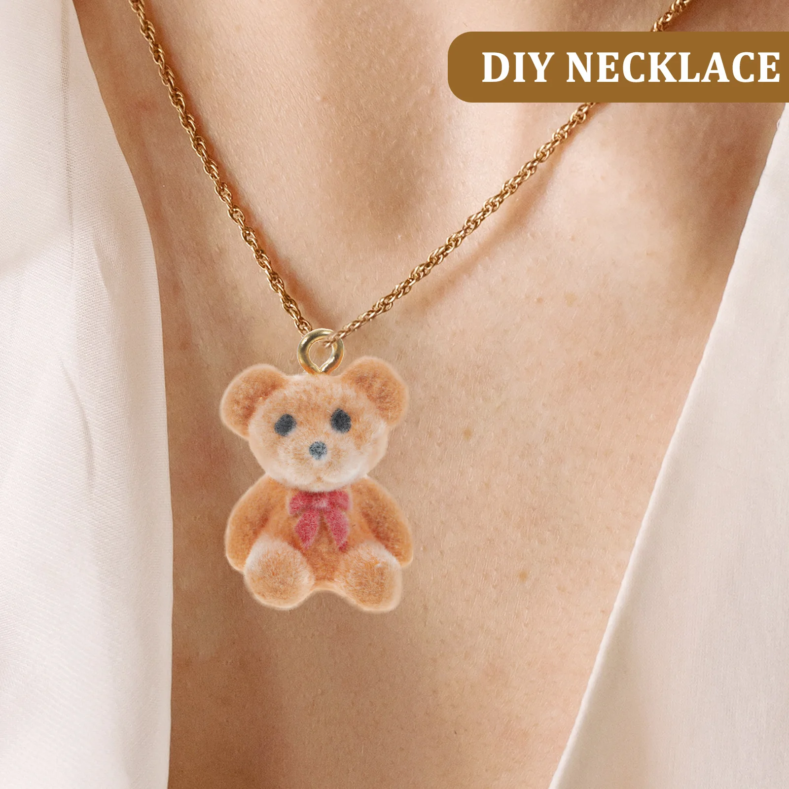 10Pcs Bear Necklace Charms DIY Resin Bear Pendants for Earrings Bracelet Jewelry Making Craft Supplies Charms for Earrings
10Pcs Bear Necklace Charms DIY Resin Bear Pendants for Earrings Bracelet Jewelry Making Craft Supplies Charms for Earrings