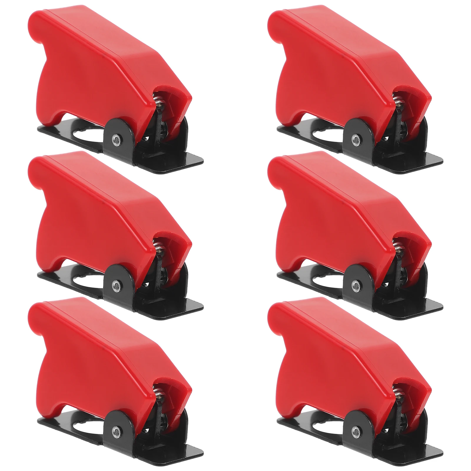 6Pcs Stylish Toggle Switch Cover Set Dustproof Flip Cover Safety Switch Protectors
6Pcs Stylish Toggle Switch Cover Set Dustproof Flip Cover Safety Switch Protectors