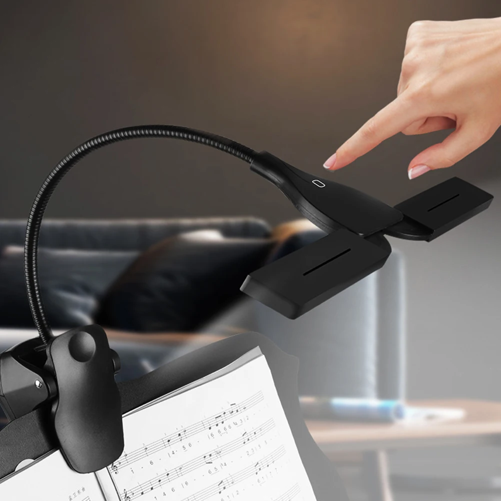 Creative Music Score Light Practical LED Lighting Tool Multifunctional Clip Lamp for Home (Black, Charging Pattern)
Creative Music Score Light Practical LED Lighting Tool Multifunctional Clip Lamp for Home (Black, Charging Pattern)