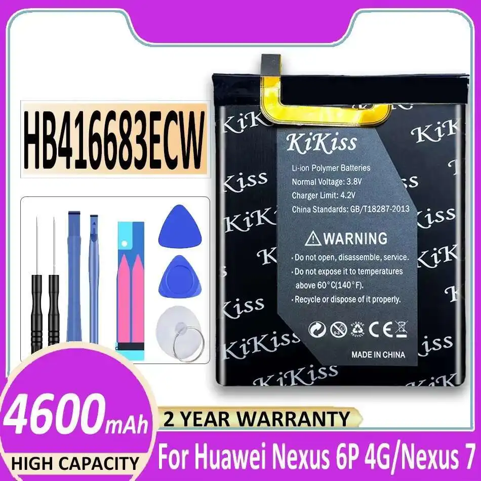 Высокая совместимость HB416683ECW для Huawei Ascend Nexus 6P 4G, Bullhead, Nexus 7,angler, Nex аккумулятор для мобильного телефона 4600 мАч
Высокая совместимость HB416683ECW для Huawei Ascend Nexus 6P 4G, Bullhead, Nexus 7,angler, Nex аккумулятор для мобильного телефона 4600 мАч