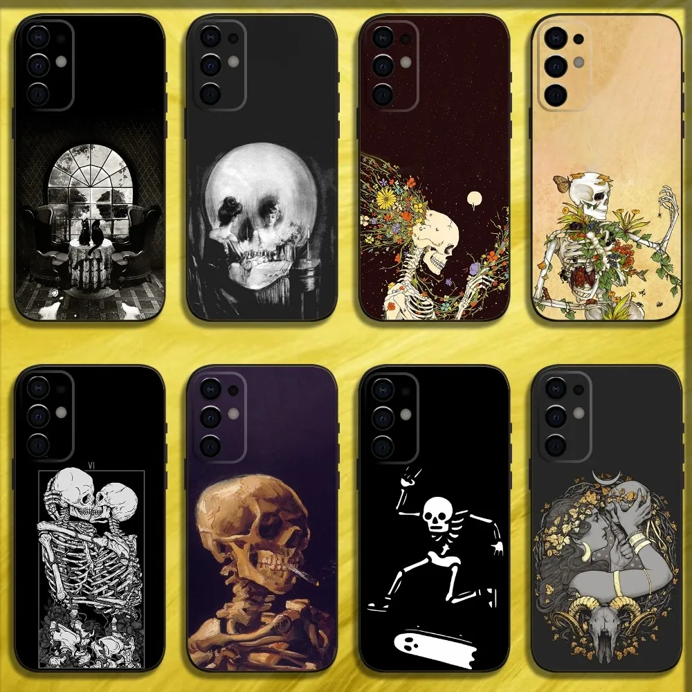 Art Skull Phone Case For Samsung S25,S24,S21,S22,S23,S30,Ultra,S20,Plus,Fe,Lite,Note,10,9,5G Black Soft Cover
Art Skull Phone Case For Samsung S25,S24,S21,S22,S23,S30,Ultra,S20,Plus,Fe,Lite,Note,10,9,5G Black Soft Cover