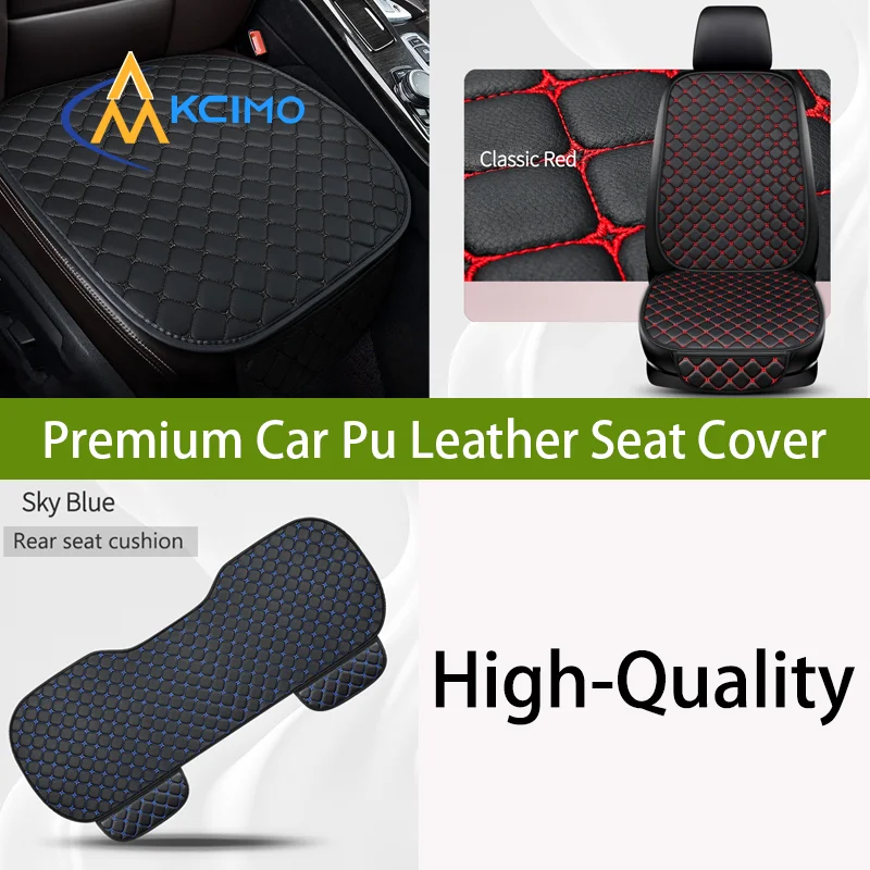 Universal Premium PU Leather Car Seat Covers, Four Seasons Breathable Front Rear Seat Cushion Pads with Storage Pocket
Universal Premium PU Leather Car Seat Covers, Four Seasons Breathable Front Rear Seat Cushion Pads with Storage Pocket