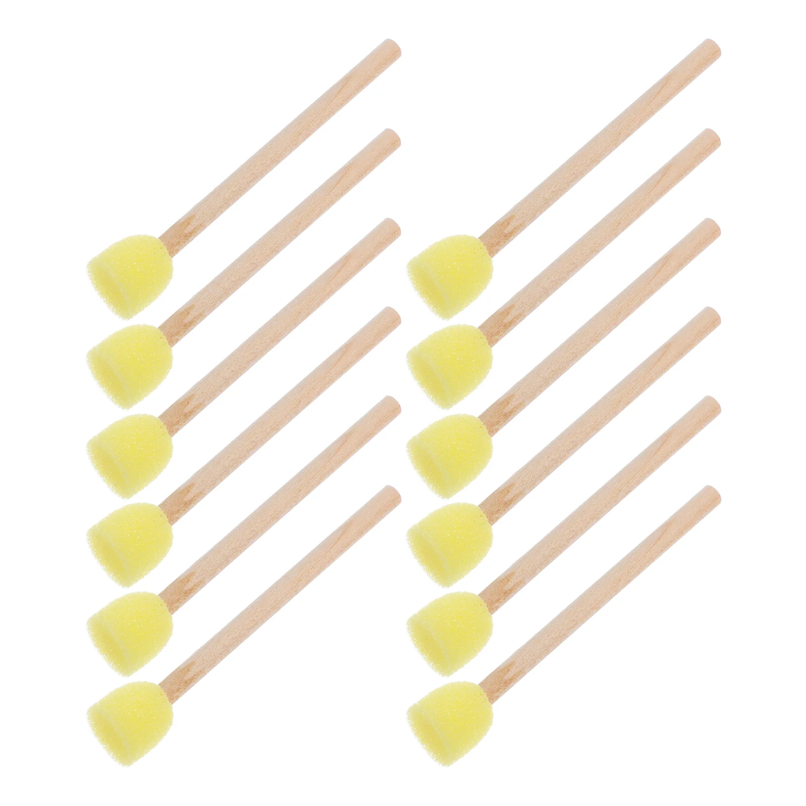12 Pcs Makeup Sponge Brush with Wooden Handle Paint Sponges Handles Yellow Pen Painting Toddler
12 Pcs Makeup Sponge Brush with Wooden Handle Paint Sponges Handles Yellow Pen Painting Toddler