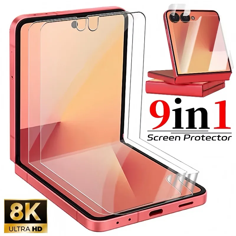 Hydrogel Screen Protector for Samsung Z Flip 7 6 5 9H Tempered Glass Camera Lens Back Film HD Anti-Scratch Guard Amsung Z Flip7
Hydrogel Screen Protector for Samsung Z Flip 7 6 5 9H Tempered Glass Camera Lens Back Film HD Anti-Scratch Guard Amsung Z Flip7