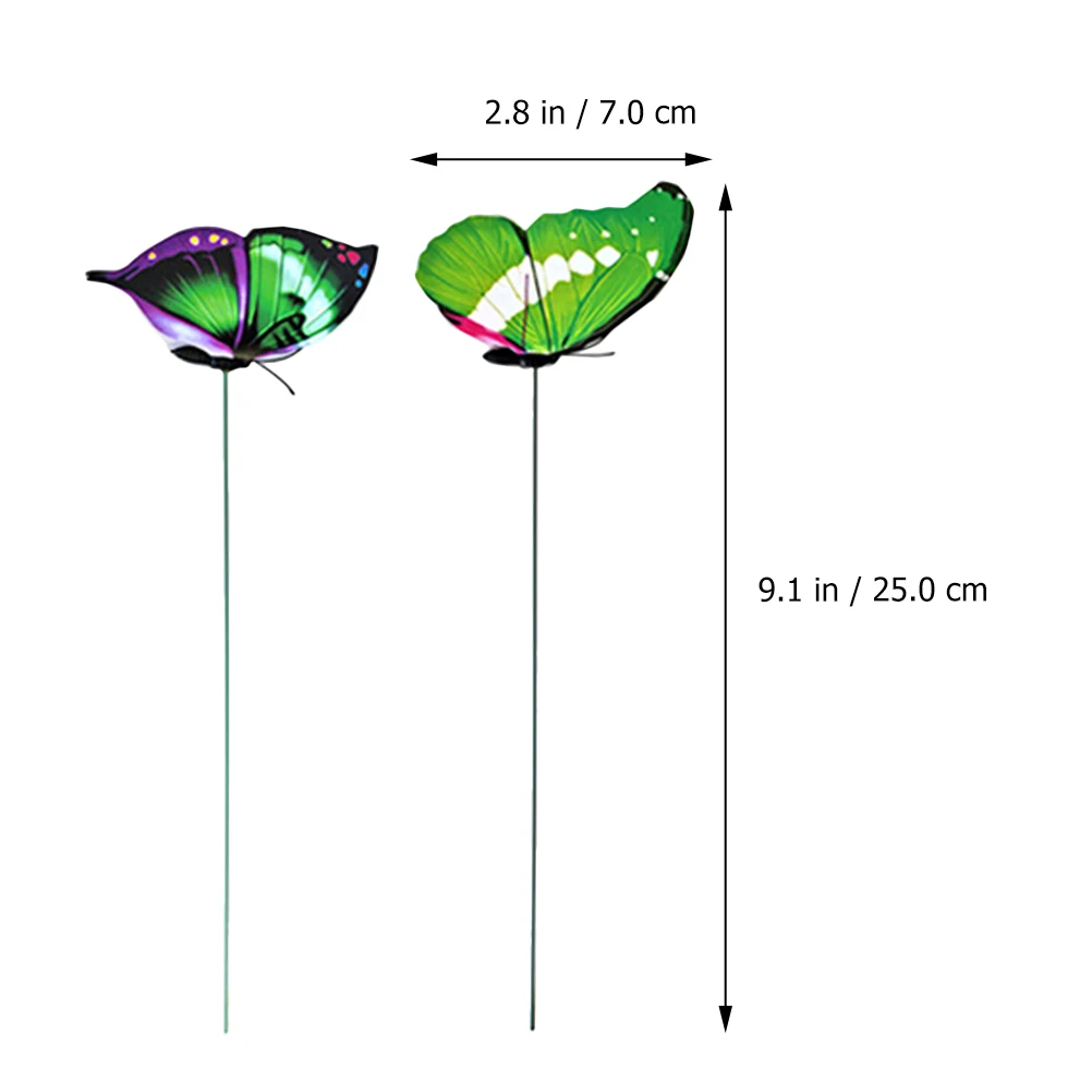 50pcs Butterfly Decoration Stakes Garden Ornament Durable Lightweight Outdoor Garden Yard Patio Balcony Flowerpot Use PVC
50pcs Butterfly Decoration Stakes Garden Ornament Durable Lightweight Outdoor Garden Yard Patio Balcony Flowerpot Use PVC