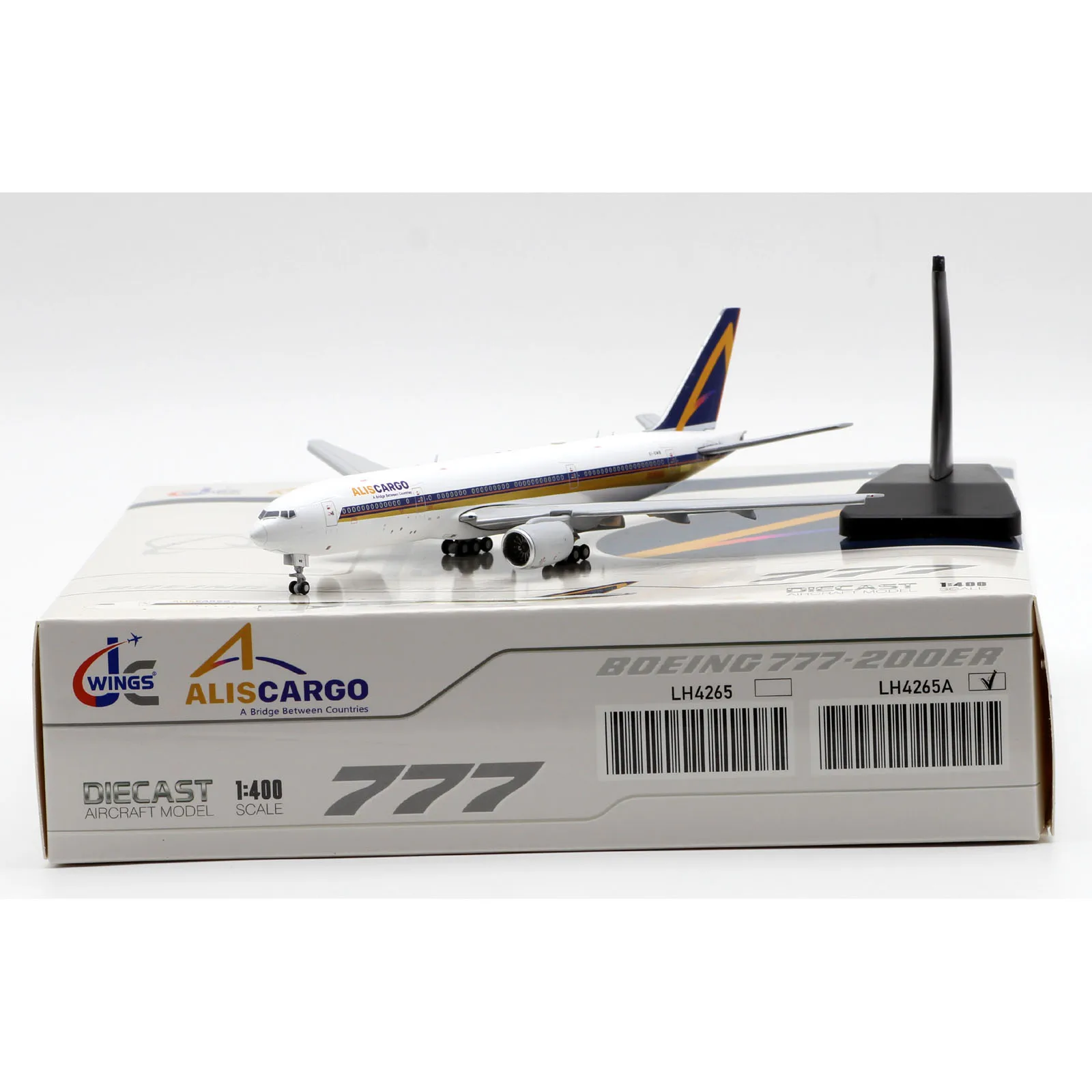 LH4265A Alloy Collectible Plane Gift JC Wings 1:400 Alis Cargo Airlines B777-200(ER) Diecast Aircraft Model EI-GWB Flaps Down
LH4265A Alloy Collectible Plane Gift JC Wings 1:400 Alis Cargo Airlines B777-200(ER) Diecast Aircraft Model EI-GWB Flaps Down