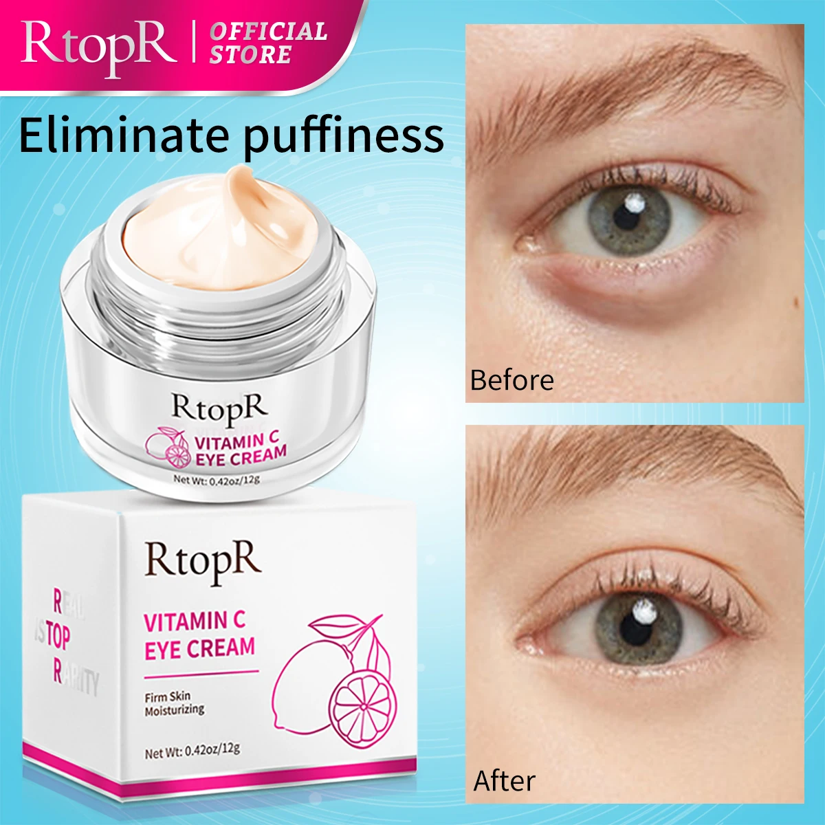 Крем для глаз RtopR с витамином С, против морщин, разглаживает темные круги, разглаживает линии глаз, очищает задержку старения, устраняет отеки, уход за глазами
Крем для глаз RtopR с витамином С, против морщин, разглаживает темные круги, разглаживает линии глаз, очищает задержку старения, устраняет отеки, уход за глазами