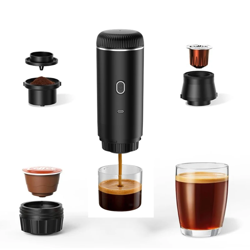 Portable Espresso Machine for TravelTravel Coffee Maker 20-Bar Extraction Compatible with Ground Coffee & NS Capsule
Portable Espresso Machine for TravelTravel Coffee Maker 20-Bar Extraction Compatible with Ground Coffee & NS Capsule