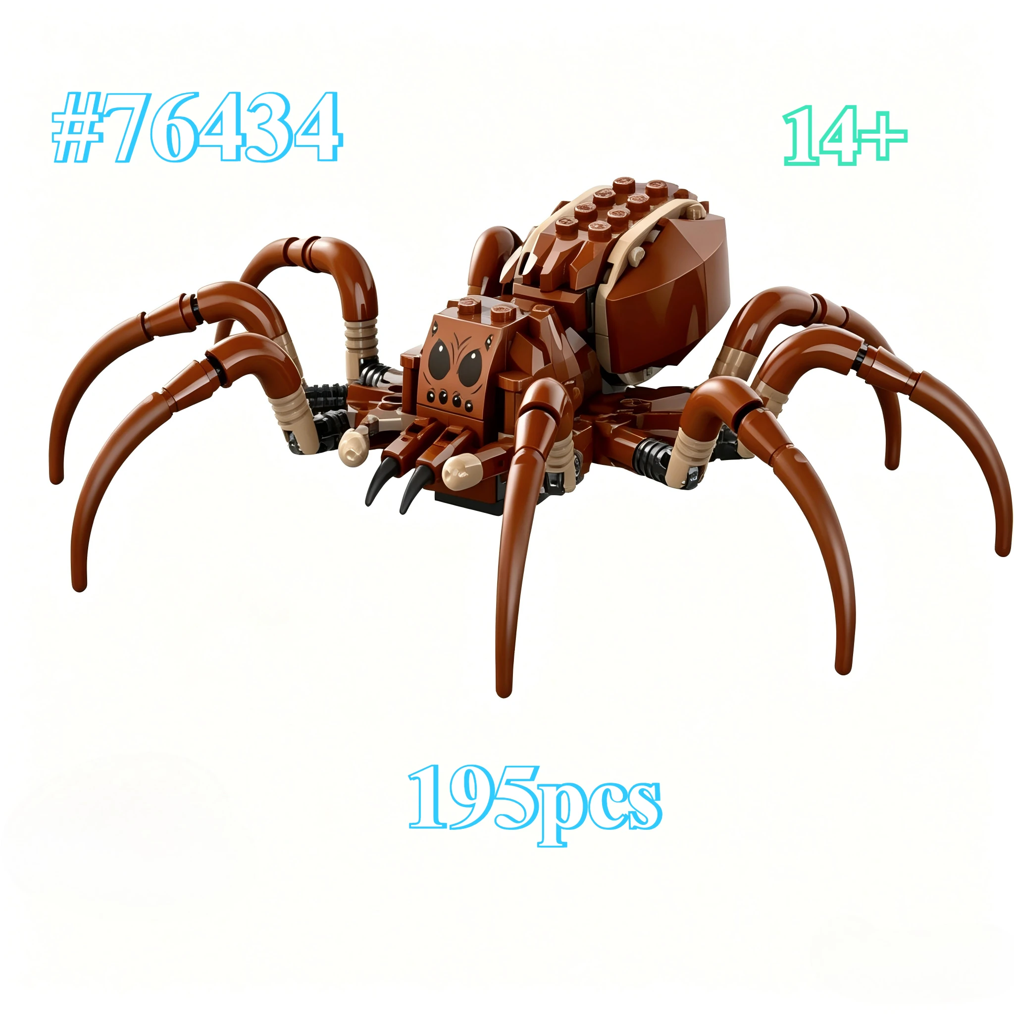Brown Magic Spider 76434 Building Blocks Sets Suitable for Birthday Gifts Compatible with Legoed Particles ,195pcs.
Brown Magic Spider 76434 Building Blocks Sets Suitable for Birthday Gifts Compatible with Legoed Particles ,195pcs.