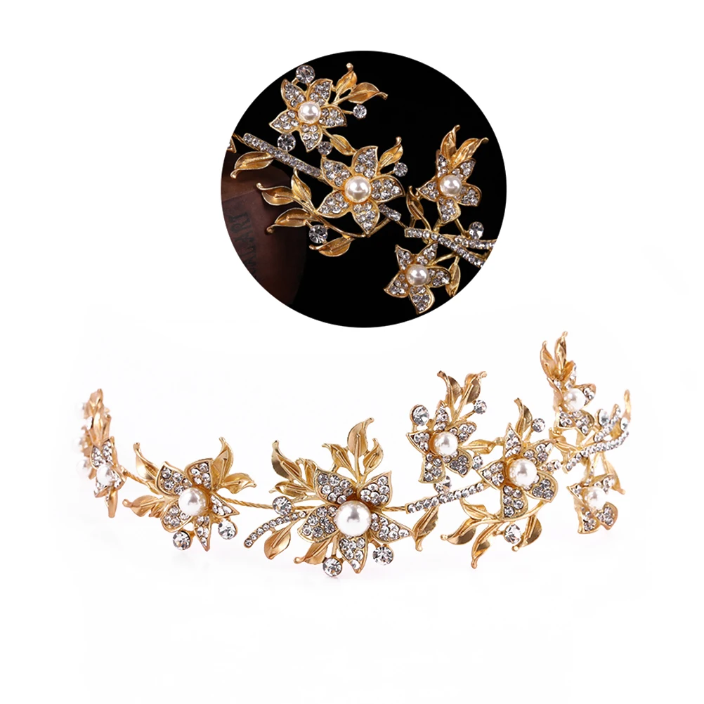 Flower Headband Gold Hair Accessories Bridal Wedding Elegant Fashionable Sweet Lasting Decorative Hairstyle
Flower Headband Gold Hair Accessories Bridal Wedding Elegant Fashionable Sweet Lasting Decorative Hairstyle