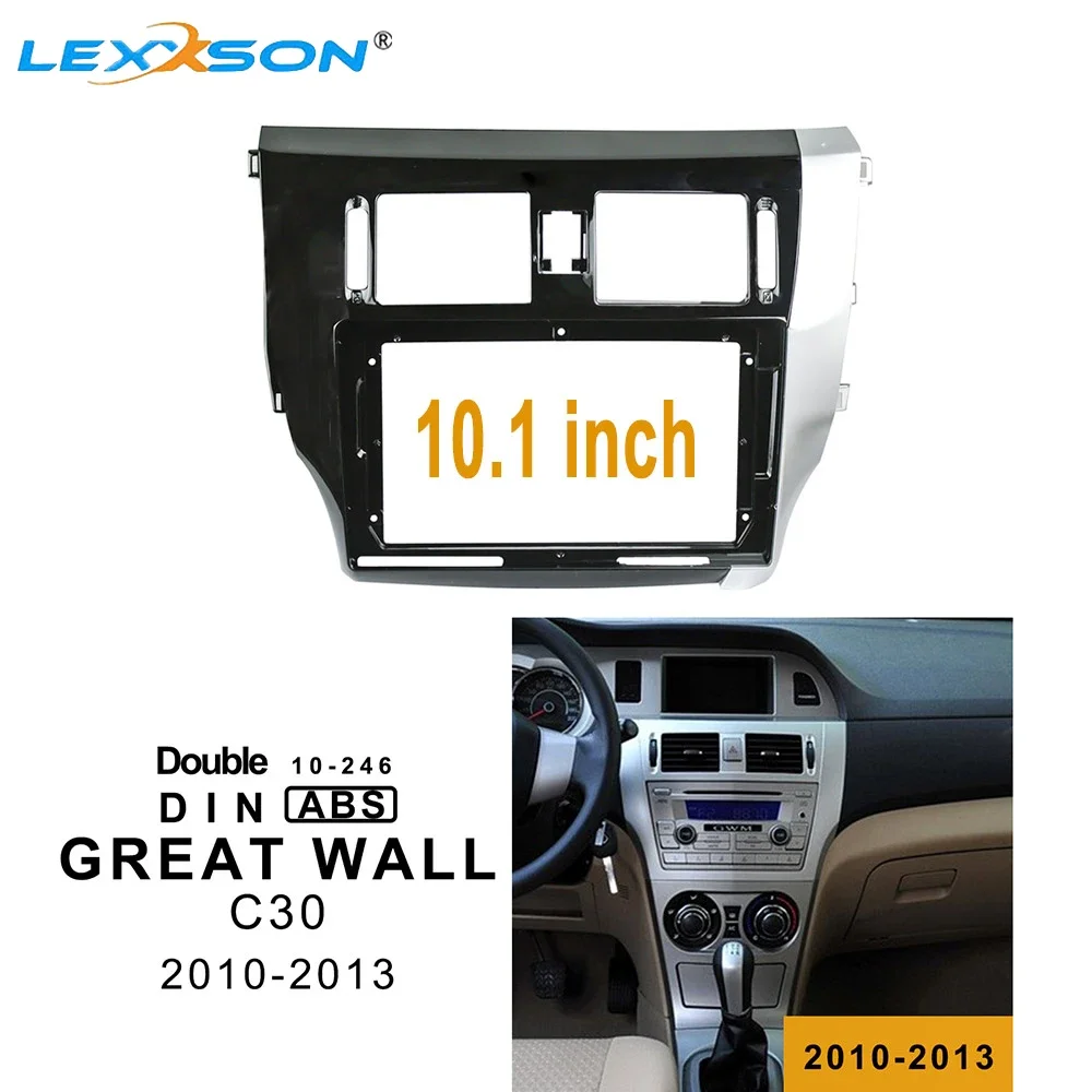 Автомобильный радиоприемник Fascia Для GREAT WALL C30 2010-2013, двойной Din 10,1 дюйма, автомобильный комплект рамы для Dvd, монтажная панель для приборной панели, приборная панель
Автомобильный радиоприемник Fascia Для GREAT WALL C30 2010-2013, двойной Din 10,1 дюйма, автомобильный комплект рамы для Dvd, монтажная панель для приборной панели, приборная панель