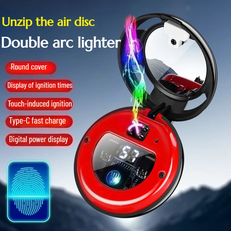 Newest Small Flying Saucer Shape Pendant Decompression Arc Lighter Hot USB Charging Men's Smoking Accessories Cigarette Lighter
Newest Small Flying Saucer Shape Pendant Decompression Arc Lighter Hot USB Charging Men's Smoking Accessories Cigarette Lighter