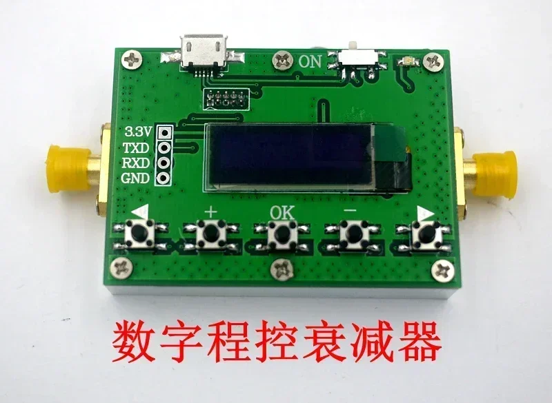Best Seller First3G Digital Programmable Attenuator With OLED Display CNC Shell 30DB 60DB 90DB Step 0.5DB For Precision Control
Best Seller First3G Digital Programmable Attenuator With OLED Display CNC Shell 30DB 60DB 90DB Step 0.5DB For Precision Control