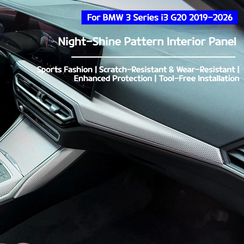 Car Dashboard night pattern For BMW 3 4 series i3 G20 2019-2026 interior central control panel gearshift decoration modificati
Car Dashboard night pattern For BMW 3 4 series i3 G20 2019-2026 interior central control panel gearshift decoration modificati