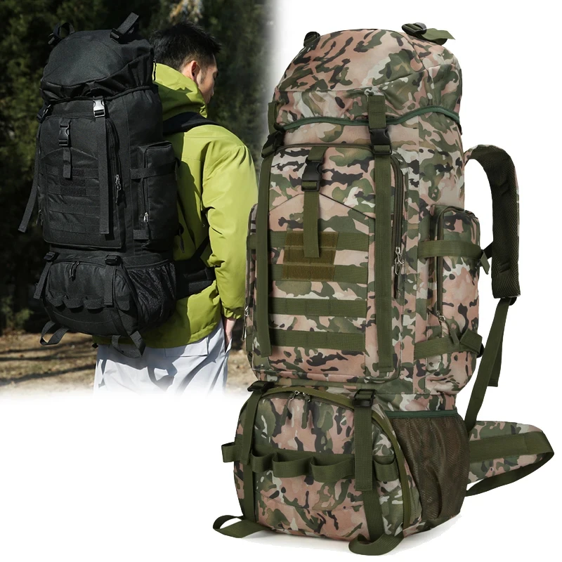 90L Tactical Climbing Backpack Hiking Travel Mountaineering Knapsack Outdoor Camping Sport Luggage Bag Large Storage Rucksack
90L Tactical Climbing Backpack Hiking Travel Mountaineering Knapsack Outdoor Camping Sport Luggage Bag Large Storage Rucksack
