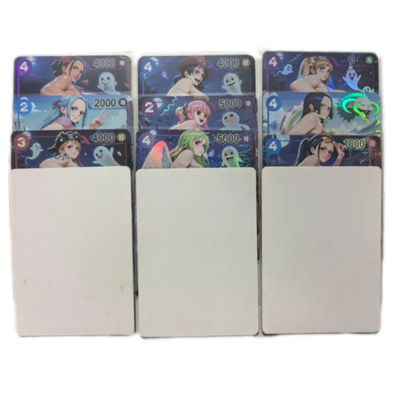 9pcs/set Sexy Card Anime One Piece Nami Hancock Robin Nude Card 18+ ACG Goddess Toy Adult Gift Fan Game Comic Collection Card
9pcs/set Sexy Card Anime One Piece Nami Hancock Robin Nude Card 18+ ACG Goddess Toy Adult Gift Fan Game Comic Collection Card
