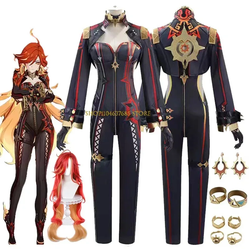 Genshin Impact Mavuika Cosplay Costume Pyro Archon Game Suit Women Sexy Uniform Cosplay Costume Halloween Party Costume
Genshin Impact Mavuika Cosplay Costume Pyro Archon Game Suit Women Sexy Uniform Cosplay Costume Halloween Party Costume