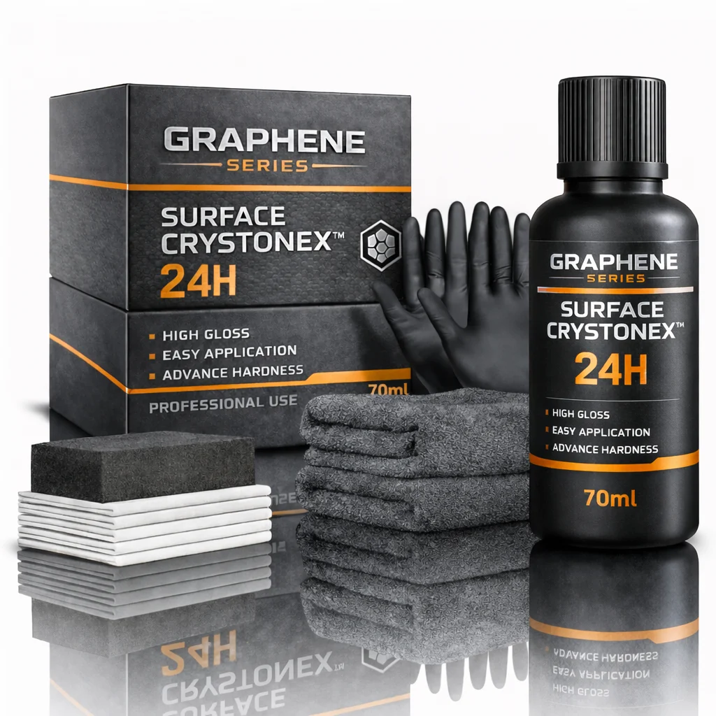 Graphene ceramic coating 24H Hydrophobic Car Paint Protection coating Scratch Repair High Gloss Durable
Graphene ceramic coating 24H Hydrophobic Car Paint Protection coating Scratch Repair High Gloss Durable