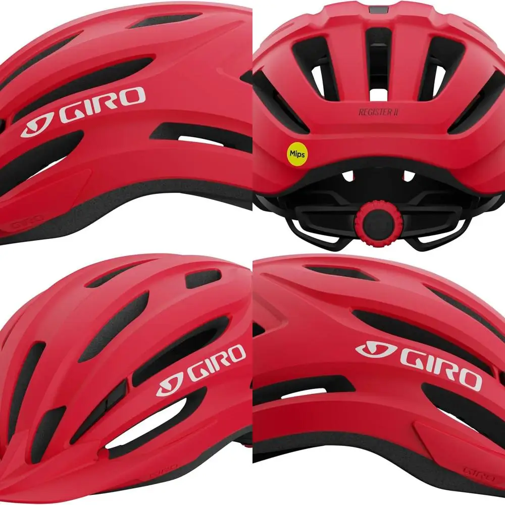 Register MIPS II Adult Recreational Bike Helmet - Matte Bright Red/White - Size UA (54–61 cm)
Register MIPS II Adult Recreational Bike Helmet - Matte Bright Red/White - Size UA (54–61 cm)