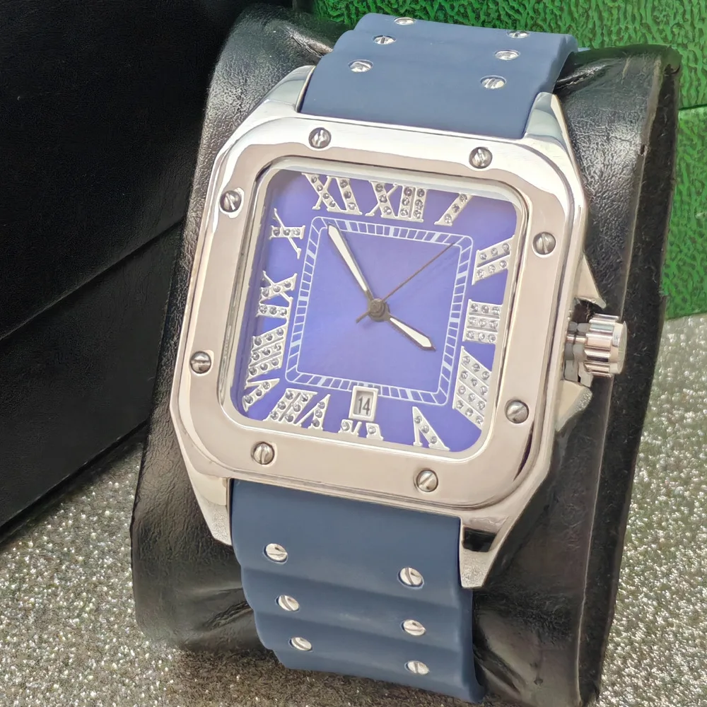Luxury Hot Selling Ce Out High Quality Top Square Classic Quartz Watches Men Fashion Watch AAA Rubber Auto Date Clock Relogio
Luxury Hot Selling Ce Out High Quality Top Square Classic Quartz Watches Men Fashion Watch AAA Rubber Auto Date Clock Relogio