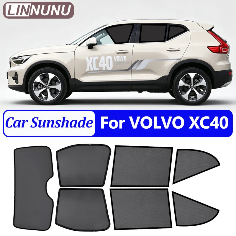 LINNUNU Magenetic Car Sunshade For VOLVO XC40 2018-2026 Window Breathabl Mesh Curtain UV Protection Privacy Interior Accessories
LINNUNU Magenetic Car Sunshade For VOLVO XC40 2018-2026 Window Breathabl Mesh Curtain UV Protection Privacy Interior Accessories