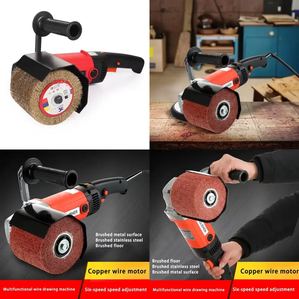 1400W High Power Adjustable Rotary Electric Orbital Floor Car Polisher Metal Wood Surface Mirror Wire Drawing Polishing
1400W High Power Adjustable Rotary Electric Orbital Floor Car Polisher Metal Wood Surface Mirror Wire Drawing Polishing
