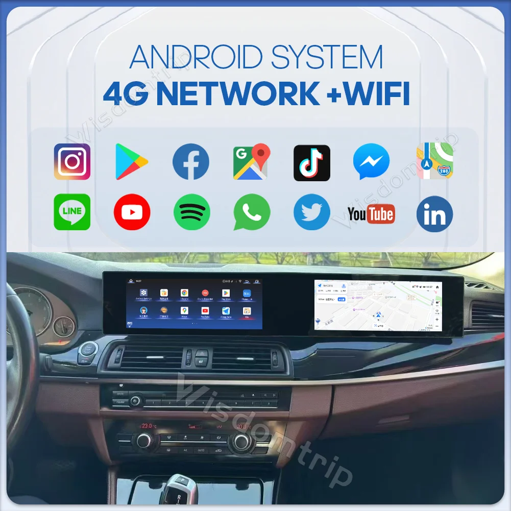 For BMW 5 Series 2011-2017 Car Intelligent Multimedia Video Player GPS 4G WiFi Navigation Radio Carplay+Android AUTO Android13
For BMW 5 Series 2011-2017 Car Intelligent Multimedia Video Player GPS 4G WiFi Navigation Radio Carplay+Android AUTO Android13