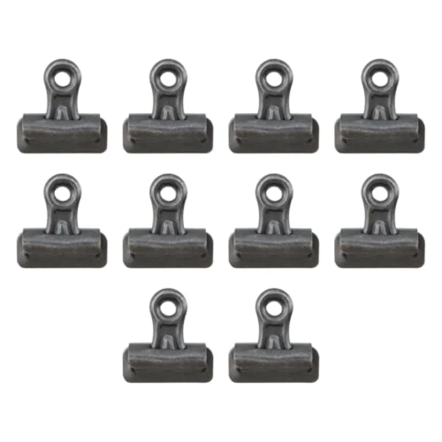 10 Pack Metal Chip Clips for Crafts, Food Bags, Drawings, Photos at Home Kitchen and Office Usage, Air Tight Seal Clip, 1.02Inc
10 Pack Metal Chip Clips for Crafts, Food Bags, Drawings, Photos at Home Kitchen and Office Usage, Air Tight Seal Clip, 1.02Inc