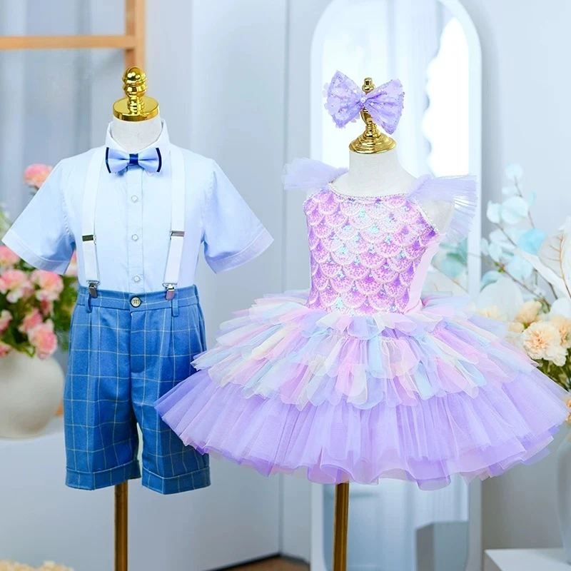 Children's Tutu Dress Girls' New Princess Dress Ballet Dance Girls Stage Performance Costume Dance Children Clothing Dresses
Children's Tutu Dress Girls' New Princess Dress Ballet Dance Girls Stage Performance Costume Dance Children Clothing Dresses