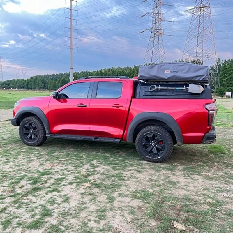 High-quality Aluminum Waterproof Truck Top Cover, Foldable Off-road Pickup Hardtop Canopy, Suitable for Great Wall/Pao Series.
High-quality Aluminum Waterproof Truck Top Cover, Foldable Off-road Pickup Hardtop Canopy, Suitable for Great Wall/Pao Series.