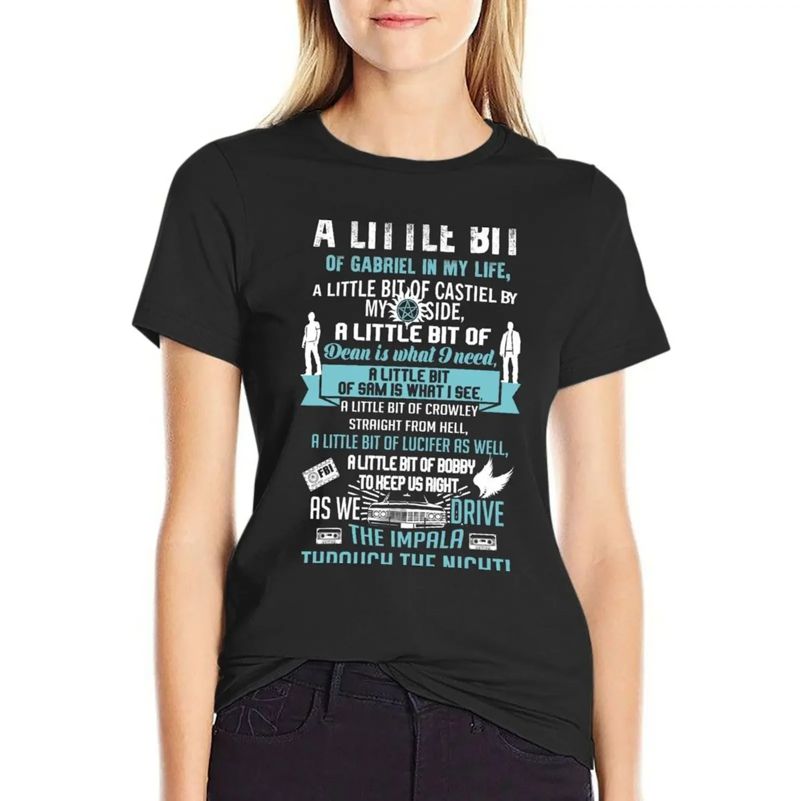 A little bit of ... funny parody song T-Shirt sweat cute clothes Blouse t-shirts for Women cotton
A little bit of ... funny parody song T-Shirt sweat cute clothes Blouse t-shirts for Women cotton