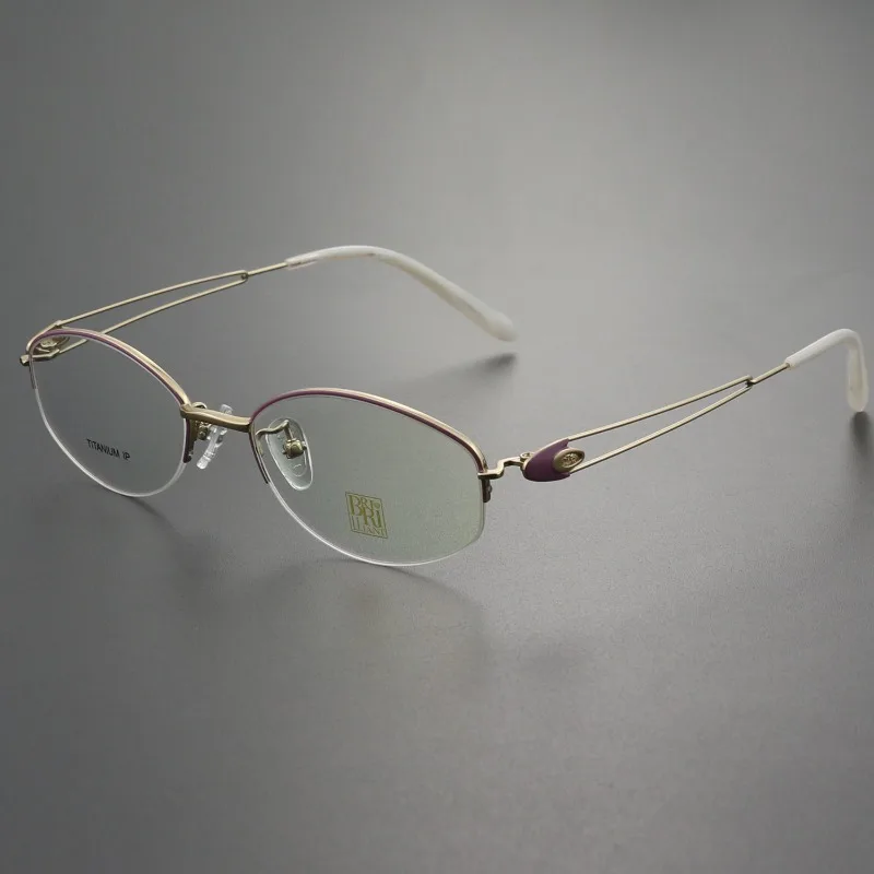 Pure Titanium Lightweight Women's Full-frame Ultra-light Frame Small Oval Myopia Glasses Women's Height H2319 De Lentes
Pure Titanium Lightweight Women's Full-frame Ultra-light Frame Small Oval Myopia Glasses Women's Height H2319 De Lentes